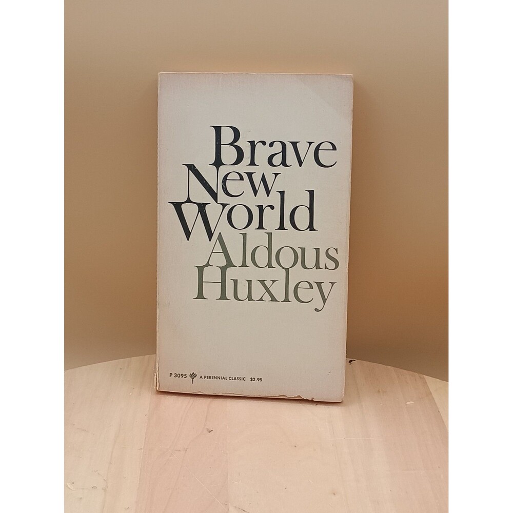Vintage 1969 Brave New World By Aldous Huxley Paperback Book